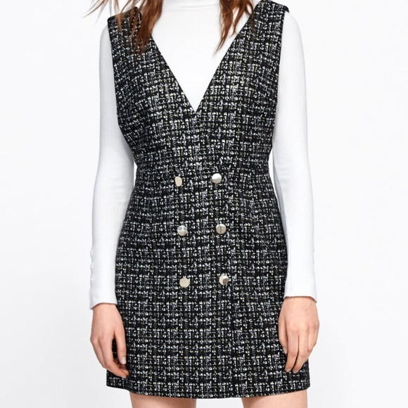 Zara Dresses & Skirts - zara pinafore dress